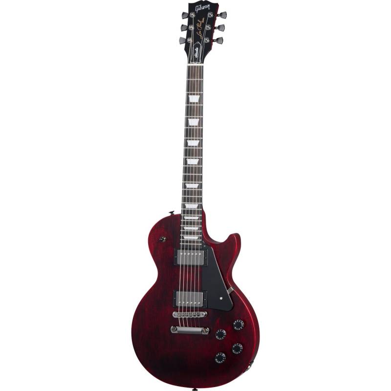 Gibson Les Paul Modern Studio Wine Red Satin Electric Guitar with Soft Shell Case von Gibson