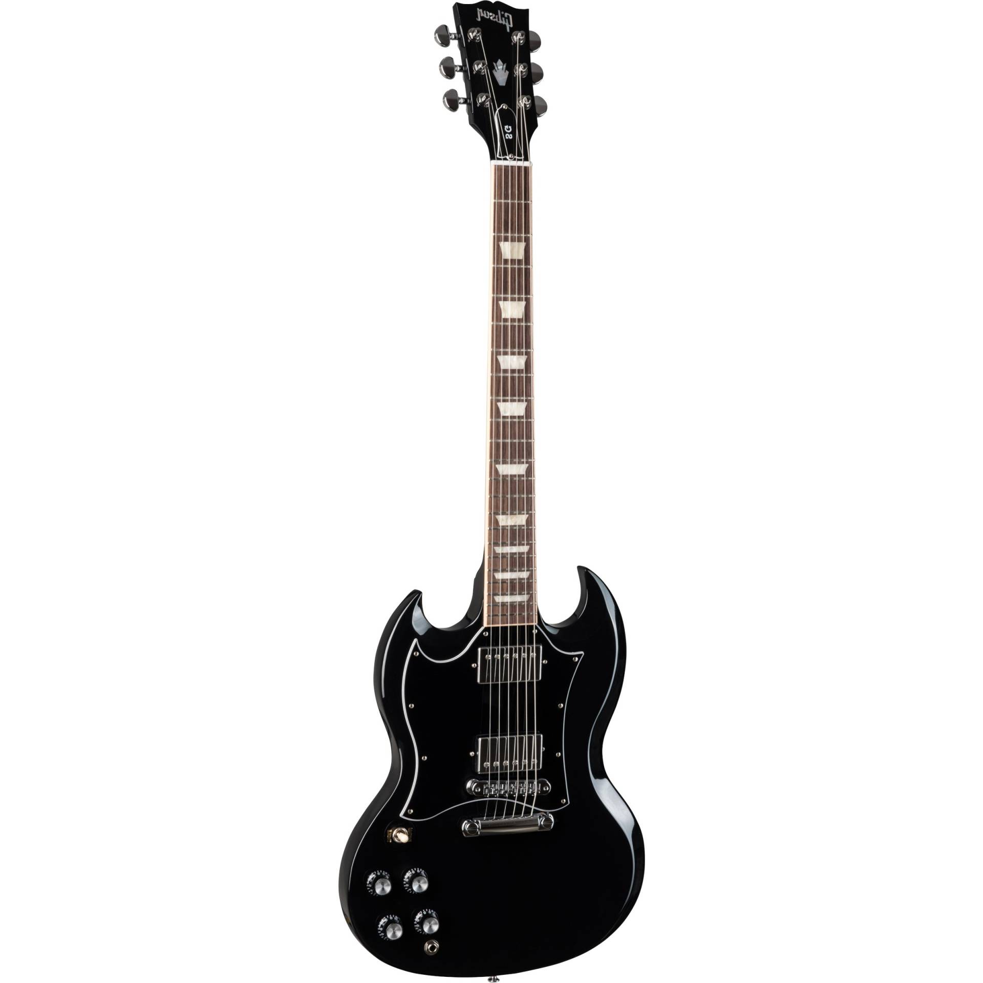 Gibson Modern Collection SG Standard LH Ebony Left-Handed Electric Guitar with Softshell Case von Gibson