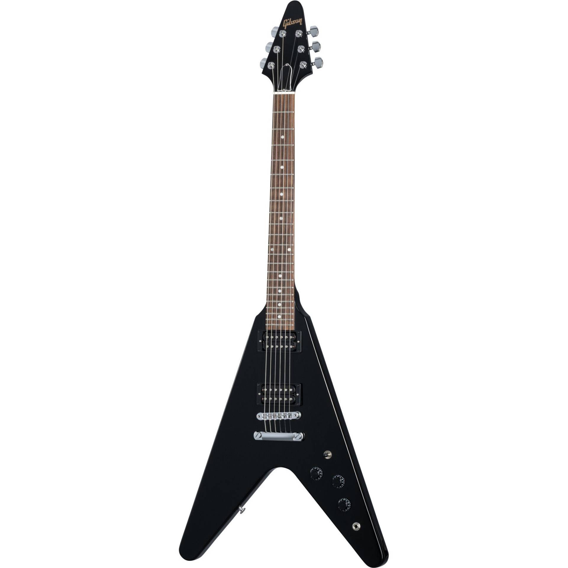 Gibson Original Collection 80s Flying V Ebony Electric Guitar with Case Gibson Original Collection 80s Flying V Ebony Electric Guitar with Case von Gibson