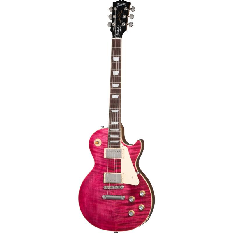 Gibson Original Collection Les Paul Standard 60s Figured Top Translucent Fuchsia Electric Guitar with Case von Gibson