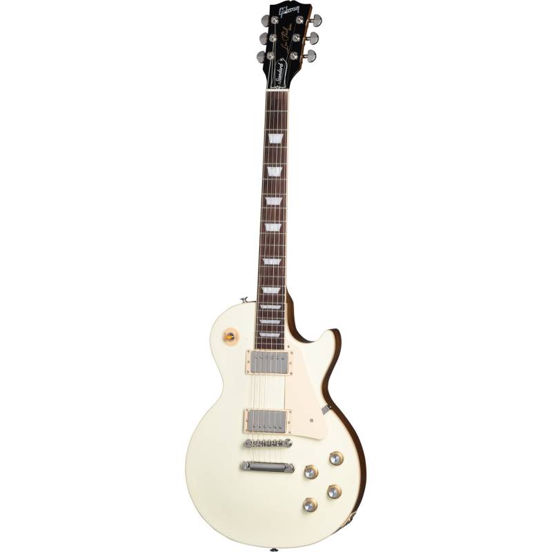 Gibson Original Collection Les Paul Standard 60s Plain Top White Electric Guitar with Case von Gibson