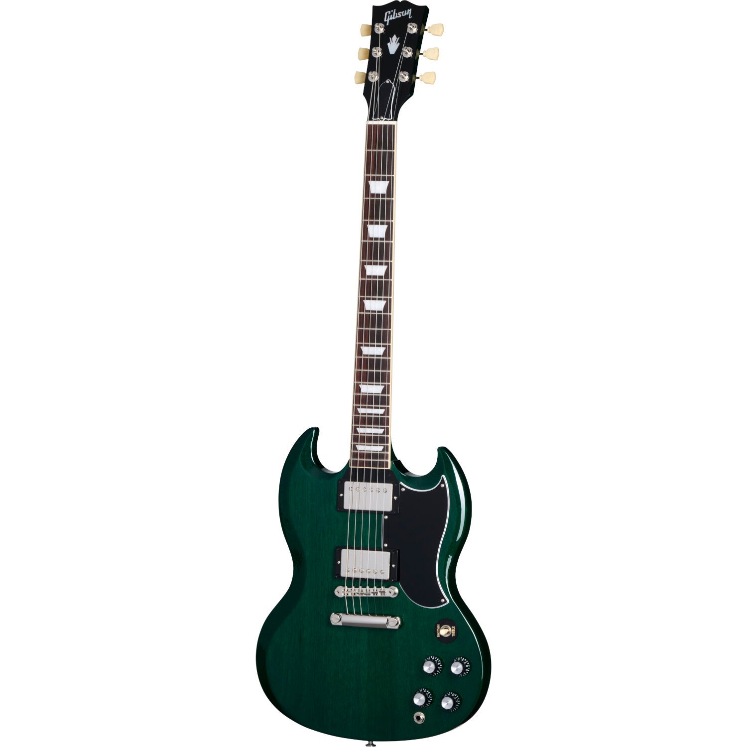 Gibson Original Collection SG Standard &apos;61 Stop Bar Translucent Teal Electric Guitar with Case von Gibson