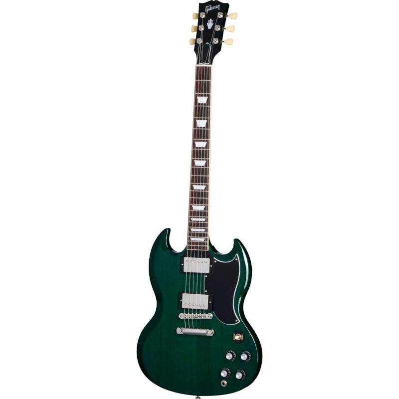 Gibson Original Collection SG Standard &apos;61 Stop Bar Translucent Teal Electric Guitar with Case von Gibson