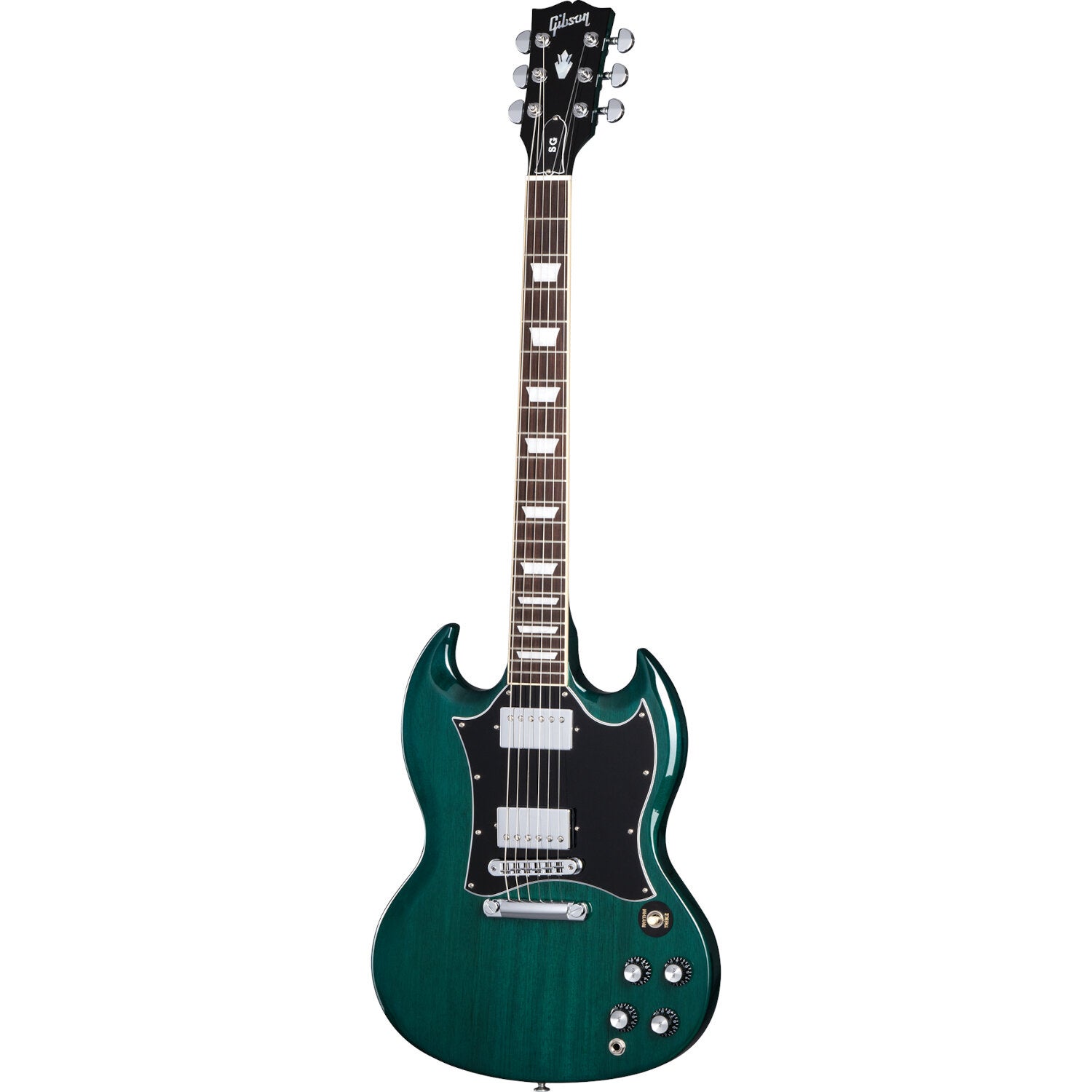 Gibson SG Standard Translucent Teal Electric Guitar with Premium Gig Bag Gibson SG Standard Translucent Teal Electric Guitar with Premium Gig Bag von Gibson