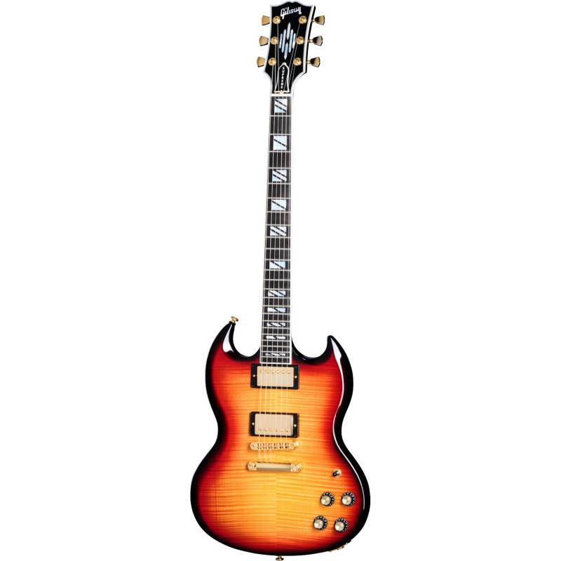 Gibson SG Supreme Fireburst Electric Guitar with Hardshell Case von Gibson