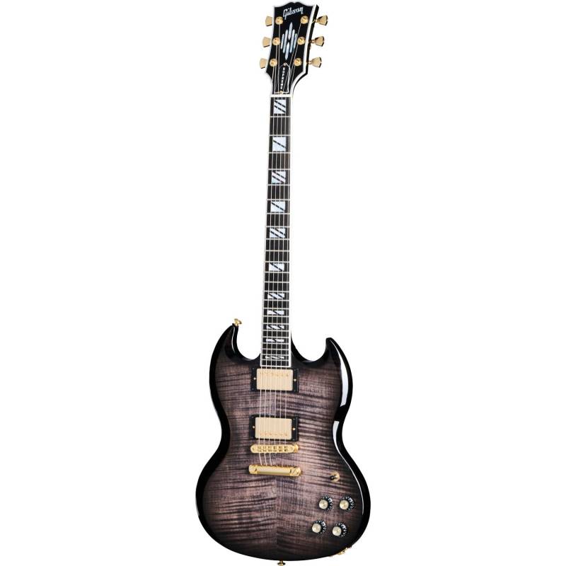 Gibson SG Supreme Translucent Ebony Burst Electric Guitar with Hardshell Case von Gibson