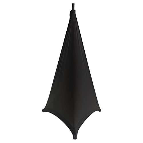 Gicov Lautsprecher-Ständer-Abdeckung, Ständer, Rock, Skrim Boden, Lautsprecher, Stativ, Abdeckung, 3-seitig, DJ-Lautsprecherabdeckung mit Reisetasche für Hochzeiten, Veranstaltungen, Schwarz (1 Pack) Gicov Lautsprecher-Ständer-Abdeckung, Ständer, Rock, Skrim Boden, Lautsprecher, Stativ, Abdeckung, 3-seitig, DJ-Lautsprecherabdeckung mit Reisetasche für Hochzeiten, Veranstaltungen, Schwarz (1 Pack) von Gicov