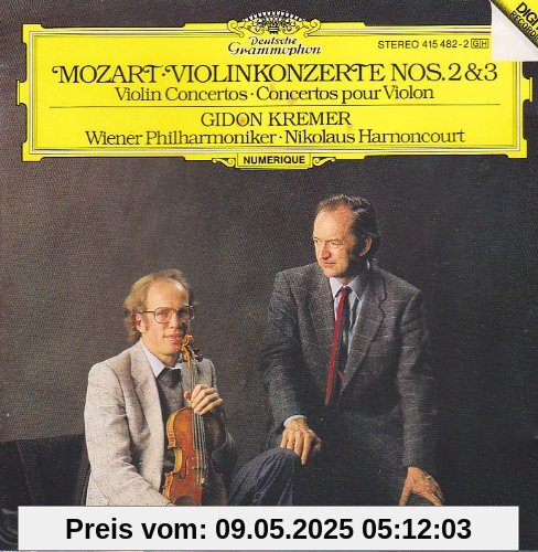 Mozart Violinkonzerte Nr. 2 und 4 / Sinfonia Concertante K.364 von Gidon Kremer