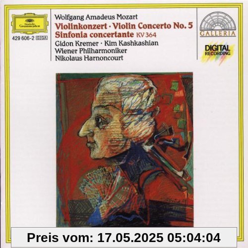 Mozart: Violinkonzert No. 5 / Sinfonia concertante von Gidon Kremer
