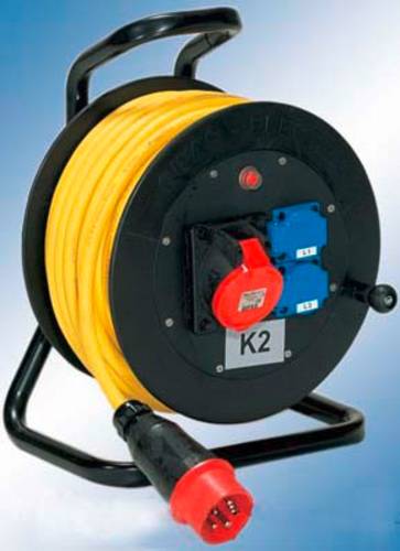 Gifas Electric 253882 Kabeltrommel 50m Schutzkontakt-Stecker von Gifas Electric