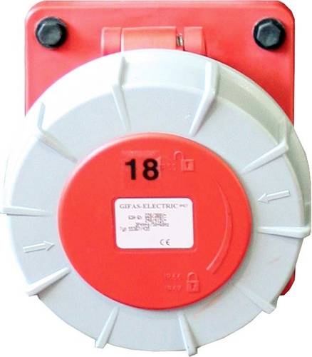 Gifas Electric 306359.IP67 133807 CEE Wandsteckdose 63A 5polig 400V 1St. Gifas Electric 306359.IP67 133807 CEE Wandsteckdose 63A 5polig 400V 1St. von Gifas Electric