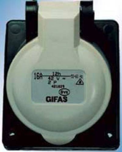 Gifas Electric 421629 102771 CEE Wandsteckdose 16A 2polig 1St. Gifas Electric 421629 102771 CEE Wandsteckdose 16A 2polig 1St. von Gifas Electric