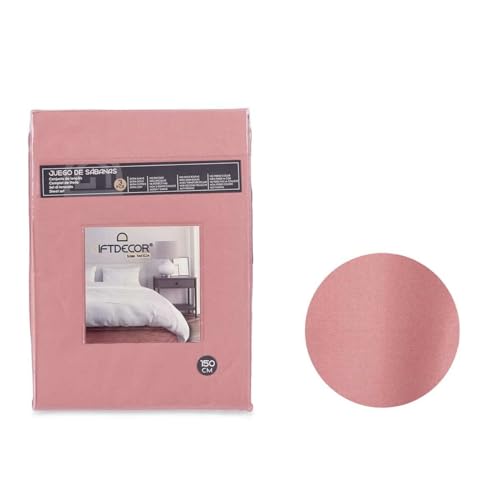 Gift Decor Bettwäsche-Set, Rosa, für 150 cm breite Betten, 3-teilig Gift Decor Bettwäsche-Set, Rosa, für 150 cm breite Betten, 3-teilig von Gift Decor