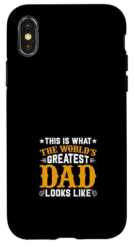 Bester Papa Vatertag Weihnachten Geburtstag Papa Ehemann Herren Hülle für iPhone X/XS Bester Papa Vatertag Weihnachten Geburtstag Papa Ehemann Herren Hülle für iPhone X/XS von Gift For Him Father Husband Dad Grandpa Papa Man