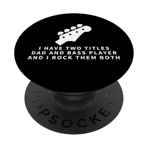Bass Player And Dad Proud Funny Men Bassgitarre PopSockets Klebender PopGrip Bass Player And Dad Proud Funny Men Bassgitarre PopSockets Klebender PopGrip von Gift For Musician Men And Women In A Rock Band