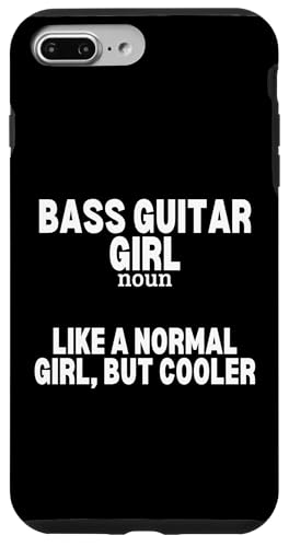 Bassgitarre Mädchen Definition Lustige Frauen Bassspieler Hülle für iPhone 7 Plus/8 Plus von Gift For Musician Men And Women In A Rock Band