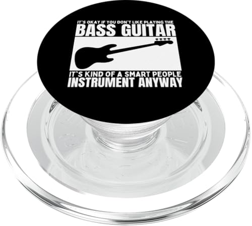 Bassgitarre ist für kluge Menschen, lustige Frauen Bassspieler PopSockets PopGrip für MagSafe von Gift For Musician Men And Women In A Rock Band