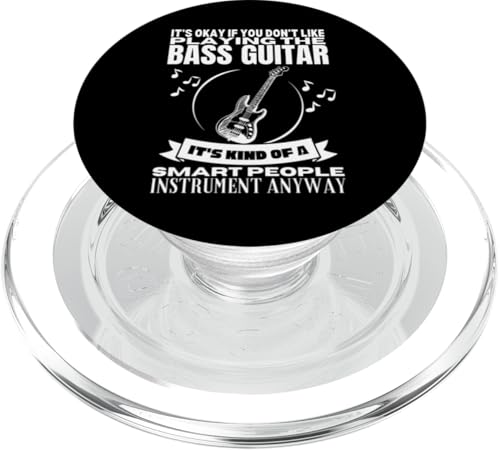Bassgitarre ist für kluge Menschen, lustige Frauen Bassspieler PopSockets PopGrip für MagSafe von Gift For Musician Men And Women In A Rock Band