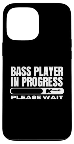 Bassist In Progress lädt lustige Bassgitarre Hülle für iPhone 13 Pro Max von Gift For Musician Men And Women In A Rock Band