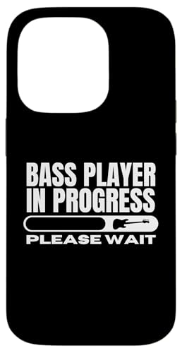 Bassist In Progress lädt lustige Bassgitarre Hülle für iPhone 14 Pro von Gift For Musician Men And Women In A Rock Band