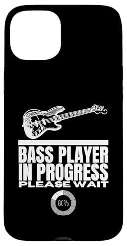 Bassist In Progress lädt lustige Bassgitarre Hülle für iPhone 15 Plus von Gift For Musician Men And Women In A Rock Band