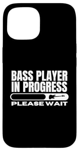 Bassist In Progress lädt lustige Bassgitarre Hülle für iPhone 15 von Gift For Musician Men And Women In A Rock Band