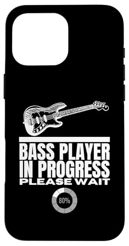 Bassist In Progress lädt lustige Bassgitarre Hülle für iPhone 16 Pro Max Bassist In Progress lädt lustige Bassgitarre Hülle für iPhone 16 Pro Max von Gift For Musician Men And Women In A Rock Band
