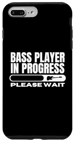Bassist In Progress lädt lustige Bassgitarre Hülle für iPhone 7 Plus/8 Plus von Gift For Musician Men And Women In A Rock Band