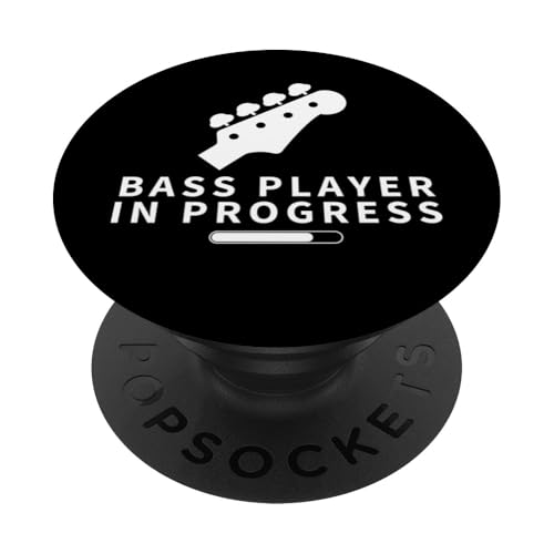Bassist In Progress lädt lustige Bassgitarre PopSockets Klebender PopGrip Bassist In Progress lädt lustige Bassgitarre PopSockets Klebender PopGrip von Gift For Musician Men And Women In A Rock Band