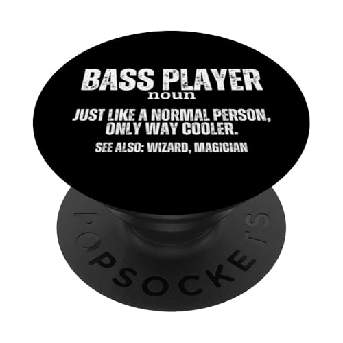 Bassspieler Definition Stolze lustige Bassgitarre PopSockets Klebender PopGrip Bassspieler Definition Stolze lustige Bassgitarre PopSockets Klebender PopGrip von Gift For Musician Men And Women In A Rock Band