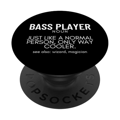 Bassspieler Definition Stolze lustige Bassgitarre PopSockets Klebender PopGrip Bassspieler Definition Stolze lustige Bassgitarre PopSockets Klebender PopGrip von Gift For Musician Men And Women In A Rock Band