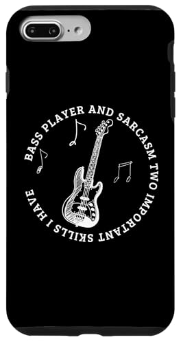 Bassspieler und Sarcasm Lustige Bassgitarre Hülle für iPhone 7 Plus/8 Plus von Gift For Musician Men And Women In A Rock Band