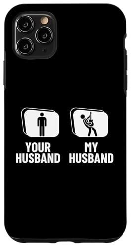 Dein Ehemann, mein Mann, Bassgitarrist, Ehefrau, Lustiger Bassist Hülle für iPhone 11 Pro Max von Gift For Musician Men And Women In A Rock Band