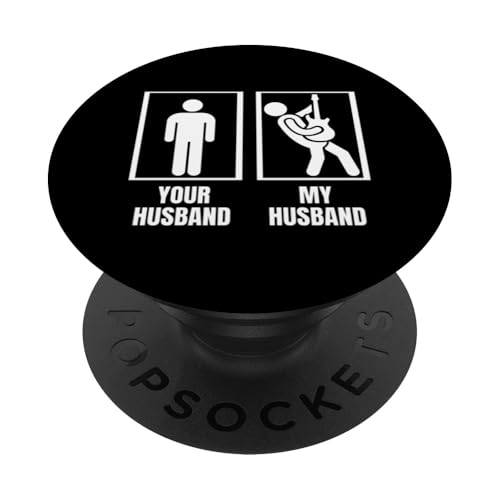 Dein Ehemann, mein Mann, Bassgitarrist, Ehefrau, Lustiger Bassist PopSockets Klebender PopGrip Dein Ehemann, mein Mann, Bassgitarrist, Ehefrau, Lustiger Bassist PopSockets Klebender PopGrip von Gift For Musician Men And Women In A Rock Band