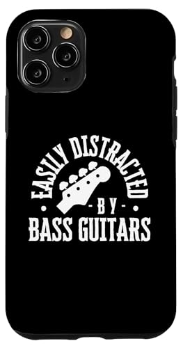 Leicht abgelenkt von Bassgitarren lustiger Bassspieler Hülle für iPhone 11 Pro Leicht abgelenkt von Bassgitarren lustiger Bassspieler Hülle für iPhone 11 Pro von Gift For Musician Men And Women In A Rock Band