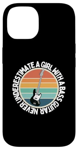 Unterschätzen Sie niemals ein Mädchen mit einer Bassgitarre, Damen-Bass Hülle für iPhone 14 Unterschätzen Sie niemals ein Mädchen mit einer Bassgitarre, Damen-Bass Hülle für iPhone 14 von Gift For Musician Men And Women In A Rock Band