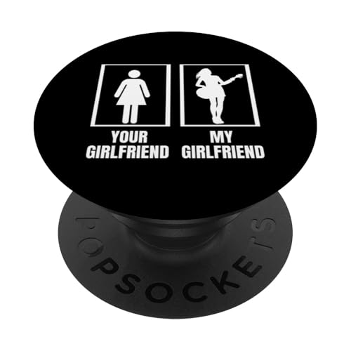 Your Girlfriend My Girlfriend Bassgitarre Lustiger Bassspieler PopSockets Klebender PopGrip Your Girlfriend My Girlfriend Bassgitarre Lustiger Bassspieler PopSockets Klebender PopGrip von Gift For Musician Men And Women In A Rock Band
