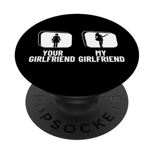 Your Girlfriend My Girlfriend Bassgitarre Lustiger Bassspieler PopSockets Klebender PopGrip Your Girlfriend My Girlfriend Bassgitarre Lustiger Bassspieler PopSockets Klebender PopGrip von Gift For Musician Men And Women In A Rock Band