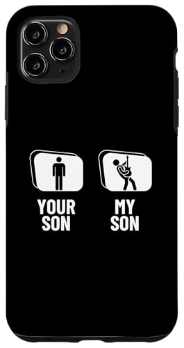 Your Son My Son Bassgitarre Papa Mama Lustiger Bassist Hülle für iPhone 11 Pro Max von Gift For Musician Men And Women In A Rock Band