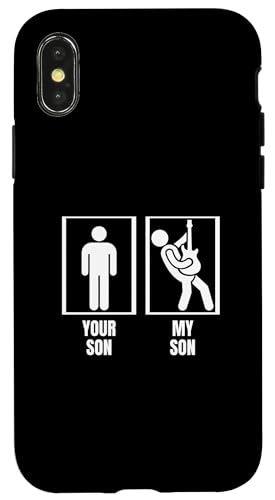 Your Son My Son Bassgitarre Papa Mama Lustiger Bassist Hülle für iPhone X/XS Your Son My Son Bassgitarre Papa Mama Lustiger Bassist Hülle für iPhone X/XS von Gift For Musician Men And Women In A Rock Band