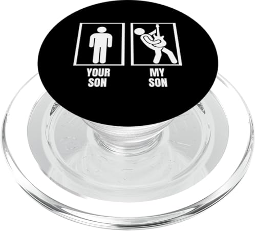 Your Son My Son Bassgitarre Papa Mama Lustiger Bassist PopSockets PopGrip für MagSafe von Gift For Musician Men And Women In A Rock Band