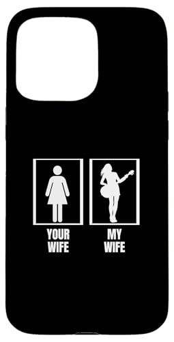 Your Wife My Wife Bassgitarre Ehemann Lustiger Bassspieler Hülle für iPhone 15 Pro Max Your Wife My Wife Bassgitarre Ehemann Lustiger Bassspieler Hülle für iPhone 15 Pro Max von Gift For Musician Men And Women In A Rock Band