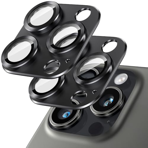 Giftorld [2 Pack Kamera Objektiv Schutz für iPhone 13 Pro/13 Pro Max,9H gehärtetes Glas,Luftfahrt Aluminium Plattenabdeckung,Nachtkreis,HD Klarheit,einfache Installation-Schwarz Giftorld [2 Pack Kamera Objektiv Schutz für iPhone 13 Pro/13 Pro Max,9H gehärtetes Glas,Luftfahrt Aluminium Plattenabdeckung,Nachtkreis,HD Klarheit,einfache Installation-Schwarz von Giftorld