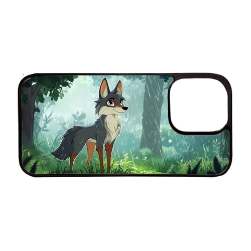 Giftoyo Handy-Schutzhülle für iPhone 12 Pro Max, Cartoon-Wolf Giftoyo Handy-Schutzhülle für iPhone 12 Pro Max, Cartoon-Wolf von Giftoyo