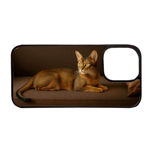 Giftoyo Schutzhülle für iPhone 13 Pro Max mit abessinischer Katze von Giftoyo