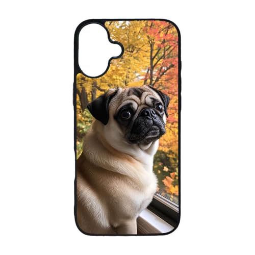 Giftoyo Schutzhülle für iPhone 16 Plus, Mops Giftoyo Schutzhülle für iPhone 16 Plus, Mops von Giftoyo