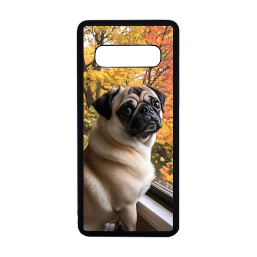 Schutzhülle für Samsung Galaxy S10, Mops von Giftoyo