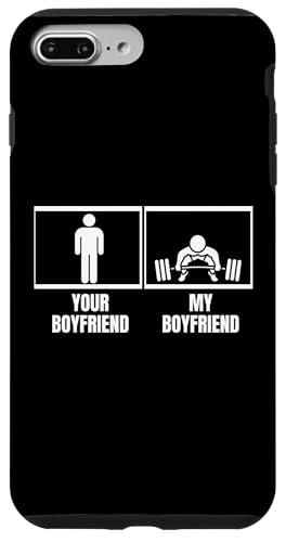 Deadlift Your Boyfriend My Boyfriend Lustiges Gewichtheben Hülle für iPhone 7 Plus/8 Plus von Gifts For A Weight Lifter Guy