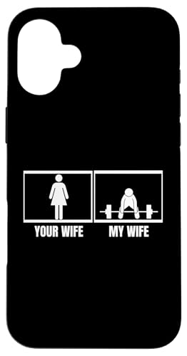 Deadlift Your Wife My Wife Lustiges Gewichtheben Hülle für iPhone 16 Plus Deadlift Your Wife My Wife Lustiges Gewichtheben Hülle für iPhone 16 Plus von Gifts For A Weight Lifter Guy