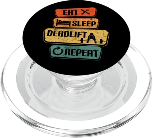 Eat Sleep Kreuzheben Wiederholung Stolz, lustiges Gewichtheben PopSockets PopGrip für MagSafe Eat Sleep Kreuzheben Wiederholung Stolz, lustiges Gewichtheben PopSockets PopGrip für MagSafe von Gifts For A Weight Lifter Guy